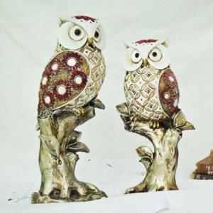 [데코] 레드 부엉이 세트 장식소품