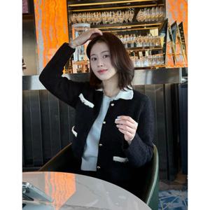 질스튜어트 뉴욕 여성 26SS 인플루언서PICK블랙 글리터장식 레이온혼방 가디건 JSSW6A110BK