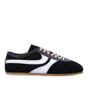 드리스반노튼 스웨이드 레트로 레이스업 스니커즈 261011722012