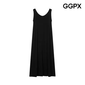 GGPX  민소매 러플 롱 원피스 (GP4OP018F)