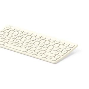 무소음마우스 엑토 커브드 미니 블루투스 키보드 버터아이보리 B603
