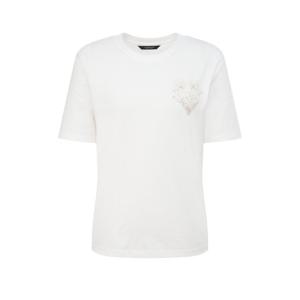 질스튜어트 뉴욕 여성 26SS 화이트 비즈장식 코튼 반팔티셔츠 JSTS6B220WT