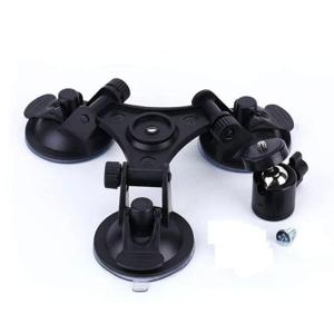 액션캠 샤오미 미지아 YI 호환 3구 유리 흡착식 마운트 스탠드 자동차 4K