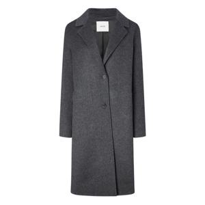 헤지스 여성  시즌오프캐시미어 블렌디드 핸드메이드 싱글 롱코트 다크그레이 HSCO5DC01G3