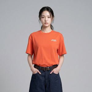내셔널지오그래픽 N262UTS901 소로나 쿨 그리핀 세미오버핏 반팔 티셔츠 L/ORANGE