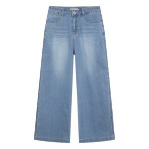 헤지스 여성 26SS BEST 썸머 크롭 세미와이드 데님 팬츠 라이트블루 HSPA6BC81B1