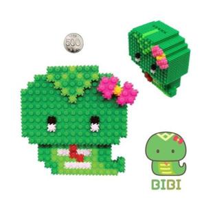 [문구] 글로벌이지 이지 툭툭블럭 12띠 동물 저금통_뱀