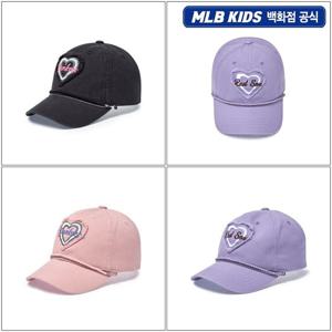 [엠엘비키즈] MLB키즈 7FCPH015N 여아 체인 장식 워싱 볼캡 7FCPH015N000