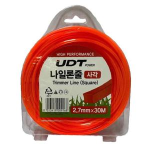 UDT 예초 액세서리 나일론줄 2.7mm-30M(사각형)