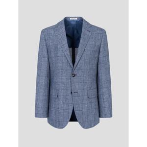 [로가디스] ICE WOOL 경량 울 체크 패턴 재킷  블루 (RX6311N61P)