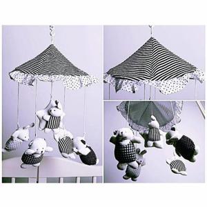 멜로디인형 오르골 흑백모빌 토돌이 신생아모빌