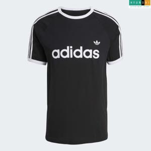 아디다스 현대백화점 [MAN] 3-스트라이프 슬림 링거 티셔츠 KF0417 인기반팔티 [현대백화점 쇼핑백 증정]