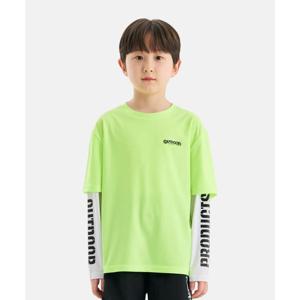 [본사][아웃도어프로덕츠키즈]긴팔 레이어드 워터 티셔츠 (레몬) OD262ESW02_LEM