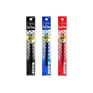 [유니] 중성리필심 시그노 UMR-1 (0.38mm/레드,블랙,블루)