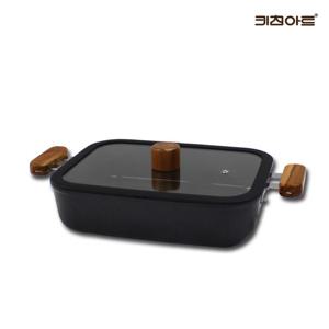 키친아트 포르트 IH인덕션 논스틱코팅 직사각 전골냄비