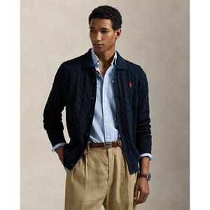 폴로 랄프 로렌 남성 케이블 니트 코튼 카디건(MNPOSWE16822392400)