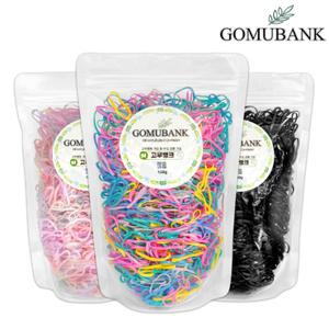 고무뱅크 100g 유아동 성인 머리고무줄 대용량 머리끈