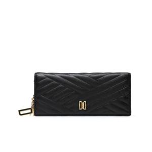 [닥스ACC][선물포장][CARLISLE] 블랙 메쉬엠보 2단 장지갑 DCWA2F212BK