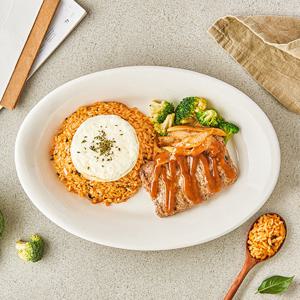 포켓라이스 시즌3 김치곤약볶음밥& 네모떡갈비