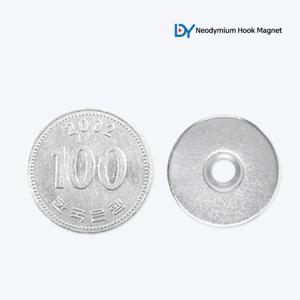 네오디움 강력 원형 사라자석 20x4mm(D6.5x4.2mm)1개