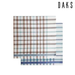 [닥스(손수건)]체크 손수건 DEU2104