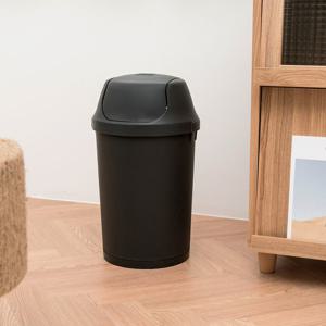 프랑코 스윙휴지통 20L 블랙/휴지통/분리수거함/푸쉬휴지통/스윙