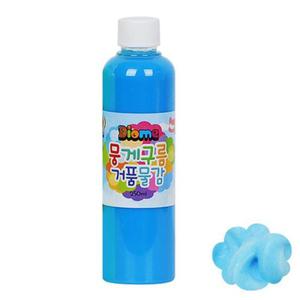 키즈맘아트 미술놀이 뭉게구름 거품물감 리필 250ml 낱색 (형광파랑)