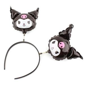 풍선나라 헤어밴드 풍선 산리오 캐릭터 (쿠로미)