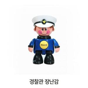 인형놀이 유아 스쿼키 인형 경찰관인형 소리나는 키즈 장난감