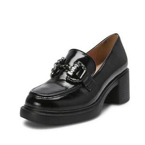 [탠디] 탠디 여성 소가죽 통굽 로퍼 723434 C-1337 블랙 6CM 723434C-1337