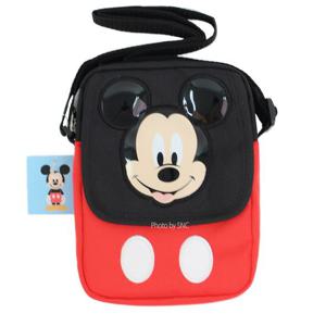 디즈니 유아동 어린이 미키입체 핸드폰 가방 크로스백