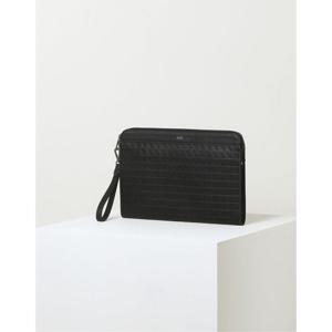 [닥스ACC][GRID] 블랙 그리드 패턴 클러치백 DBBA2F269BK