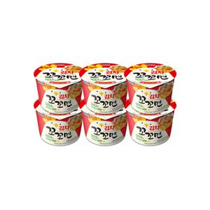 김치 꼬꼬면 왕컵105g X6개