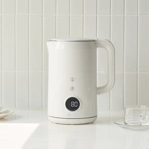 휴빅 전기포트 대용량 1.7L 올스테인리스 전기주전자 화이트 HB-1500W