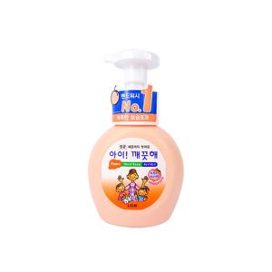 아이깨끗해(용기 250ml) 복숭아향 유아핸드워시 핸드워시 거품비