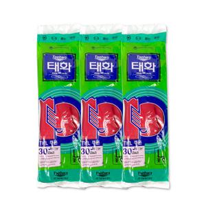 태화고무장갑(대_레드)_꽃밴-3개 주방고무장갑 태화 고무장갑 꽃