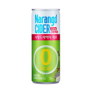 나랑드사이다 제로 그린애플 245ml 30캔