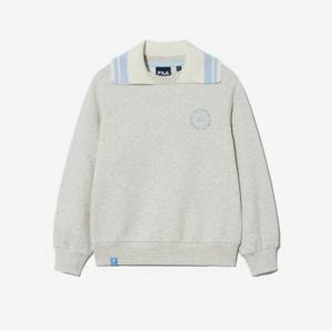 [휠라키즈] 스트라이프 숄넥 맨투맨 (FK2POG4403F_CMY)