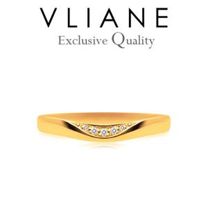 [브리앙] 18K 라인 다이아몬드 반지 (금반지,여자선물,프로포즈)