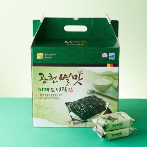 [작심밀도]산지직송 별맛 광천파래김(도시락김 32봉)