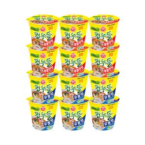 오뚜기 컵누들 우동맛 38.1g 6개 + 매콤한맛 37.8g 6개 / 컵라면