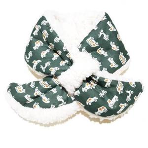 아동스카프빕 넥워머 그린 봉봉 아동목도리 유아스카프 스카프