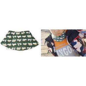 유아목도리 자동차 아동목도리 스카프빕 스노우빕 그린