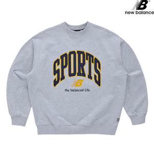 뉴발란스 NBNCC13013-LG NB SPORTS 헤비 맨투맨 남녀공용 긴팔티