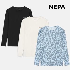 네파 남성 도노 라운드티셔츠 여름 긴팔 기능성 냉감 휴가룩 등산티 7L35360