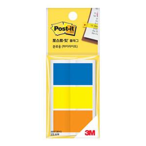 3M 포스트잇 플래그 분류용 하이라이트 680T3BYO 2개 메모 점착메모지 접착메모지 점착식메모지 접착식메모
