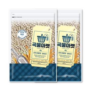 [곡물마켓] 더프레시 국내산 백태 500g x 2