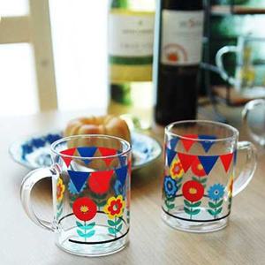 머그잔 달라피아자 내열유리 머그 2P세트 3종 택1