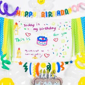 스케치생일파티현수막 감성A타입