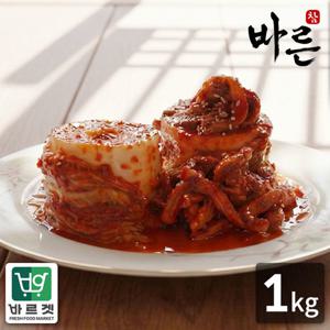 참바른김치 프리미엄 국내산 보쌈김치 1kg / 바른재료 바른위생 바르겟
